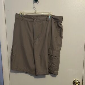 Burnside 36 Beige Cargo Shorts